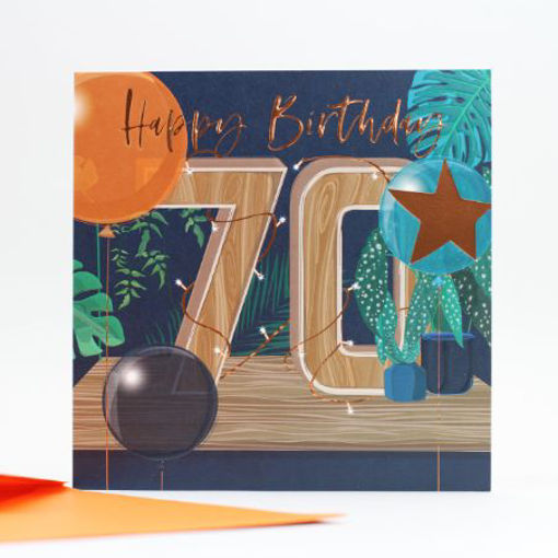 Picture of 70TH BIRTHDAY CARD